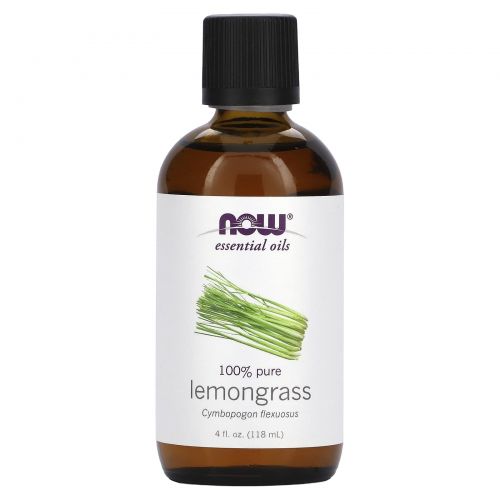 Now Foods, Essential Oils, Lemongrass, 4 fl oz