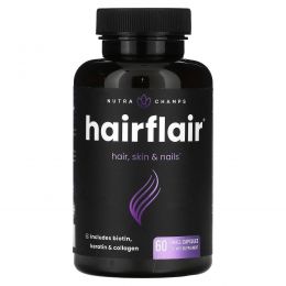 NutraChamps, HairFlair`` 60 маленьких капсул