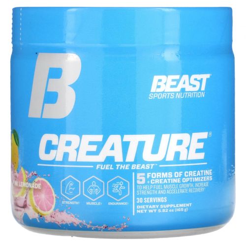 Beast, Creature, розовый лимонад, 165 г (5,82 унции)