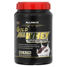 ALLMAX Nutrition, AllWhey Gold, 100% Whey Protein + Premium Whey Protein Isolate, Cookies & Cream, 2 lbs (907 g)