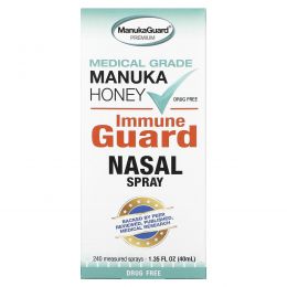ManukaGuard, Медицинский мед манука, назальный спрей для иммунной защиты, 40 мл (1,35 жидк. Унции)
