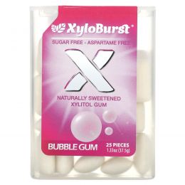 Xyloburst, ксилитол, жевательная камедь, 25 шт., 37,5 г (1,33)