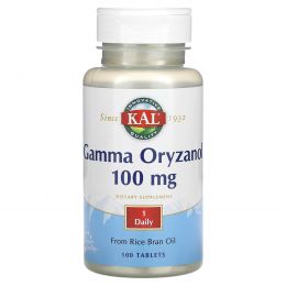 KAL, гамма оризанол, 100 мг, 100 таблеток