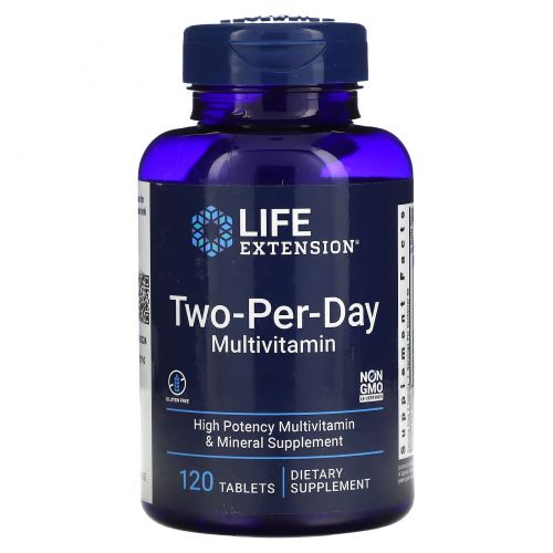 Life Extension, Two-Per-Day Tablets, 120 Tablets