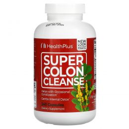 Health Plus Inc., Super Colon Cleanse, 500 мг, 240 капсул