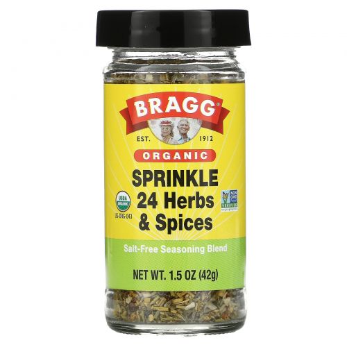 Bragg, Organic, Sprinkle 24 Herbs & Spices Seasoning, 1.5 oz (42 g)