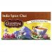 Celestial Seasonings, черный чай и экзотические специи, индийский чай со специями, 20 чайных пакетиков, 61 г (2,2 унции)