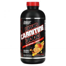 Nutrex Research, Liquid Carnitine 3000, апельсин и манго, 480 мл (16 жидк. унций)