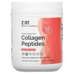 Z!NT, Grass-Fed Beef Collagen, Hydrolyzed Collagen Types 1 & III, 16 oz (454 g)