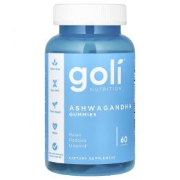 Goli Nutrition, Ашваганда, жевательные мармеладки, ягодное ассорти, 60 жевательных таблеток