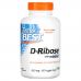 Doctor's Best, Best, D-рибоза, 850 мг, 120 растительных капсул