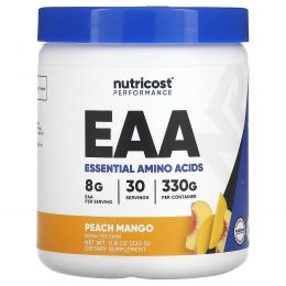 Nutricost, Performance, EAA в порошке, со вкусом персика и манго, 330 г (11,8 унции)