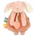 itzy ritzy, Itzy Lovey, Plush Lovey With силиконовый прорезыватель, для детей от 0 месяцев, Ana The Bunny, 1 прорезыватель для зубов