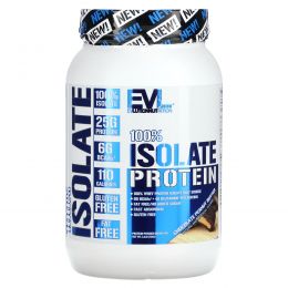 EVLution Nutrition, 100% изолят протеина, шоколадное и арахисовое масло, 726 г (1,6 фунта)