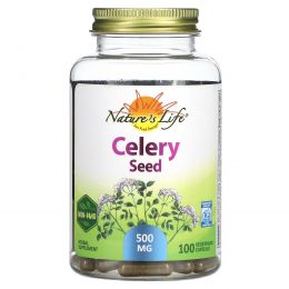 Nature's Herbs, Семя сельдерея, 100 капсул