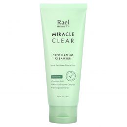 Rael, Inc., Beauty, Miracle Clear, отшелушивающее очищающее средство, 150 мл (5,1 жидк. Унции)