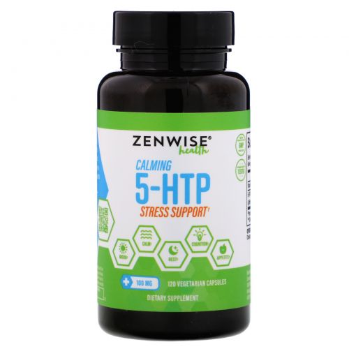 Zenwise Health, 5-HTP, Deluxe Stress Support, 120 Veggie Caps