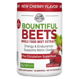 Country Farms, Bountiful Beets, суперпродукты для кровообращения, отличный натуральный вкус, 300 г (10,6 унций)