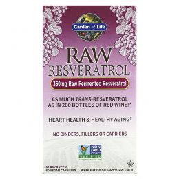 Garden of Life, RAW Resveratrol, 60 Veggie Caps