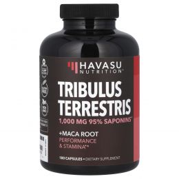 Havasu Nutrition, якорцы стелющиеся (Tribulus terrestris), 180 капсул