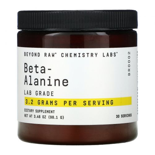 GNC, Chemistry Labs, Beta-Alanine, 3.46 oz (98.1 g)