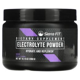 Sierra Fit, Electrolyte Powder, 0 Calories, Grape, 9.45 oz (268 g)