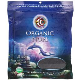 Earth Circle Organics, Органические нори для суши, холодная обработка, 50 листов
