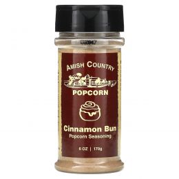 Amish Country Popcorn, Попкорн, булочка с корицей, 170 г (6 унций)