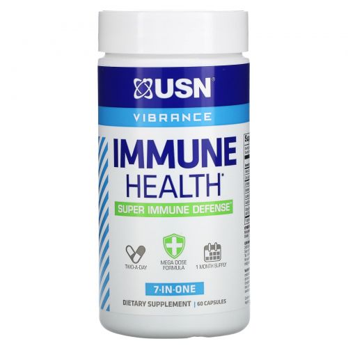 USN, Immune Health, сверхсильная иммунная защита, 60 капсул