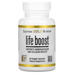 California Gold Nutrition, Life Boost, 60 растительных капсул