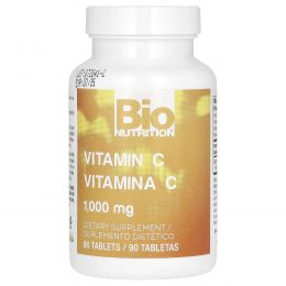 Bio Nutrition, витамин C, 1000 мг, 90 таблеток