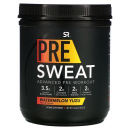 Sports Research, Pre-Sweat Advanced Pre-Workout, Watermelon Yuzu, 14.46 oz (410 g)