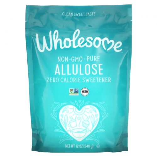 Wholesome, Allulose, Zero Calorie Sweetener, 12 oz (340 g)