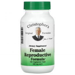 Christopher's Original Formulas, Женская репродуктивная формула, 450 мг, 100 капсул
