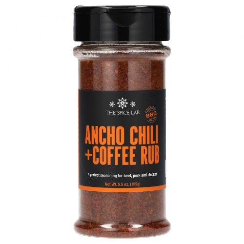 The Spice Lab, Ancho Chili + Coffee Rub, 5.5 oz ( 155 g)