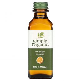 Simply Organic, Апельсиновый ароматизатор, 2 жидк. унц. (59 мл)