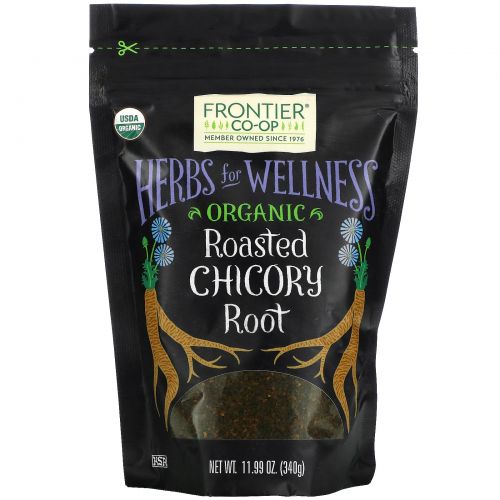 Frontier Natural Products, Organic Roasted Chicory Root, 11.99 oz (340 g)