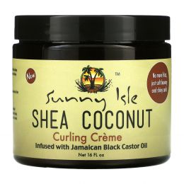 Sunny Isle, Shea Coconut Curling Creme, 16 fl oz