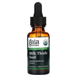 Gaia Herbs, семена расторопши, 30 мл (1 жидк. унция)