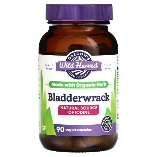 Oregon's Wild Harvest, Bladderwrack, 90 Capsules