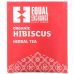 Equal Exchange, Organic Hibiscus Herbal Tea, Caffeine-Free, 20 Tea Bags, 1.41 oz (40 g)