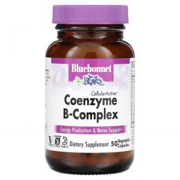 Bluebonnet Nutrition, Комплекс коэнзима B, 50 растительных капсул