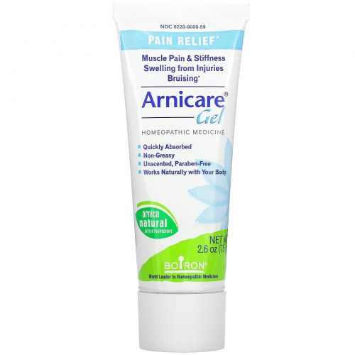 Boiron, Гель Arnicare, избавление от боли, без запаха, 2,6 унций (75 г)