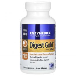 Enzymedica, Digest Gold, с ATPro, 180 капсул