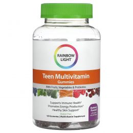 Rainbow Light, Teen's Multivitamin Gummies, Blueberry , 120 Gummies