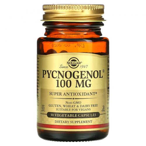 Solgar, Pycnogenol, 100mg, 30 Veg Caps