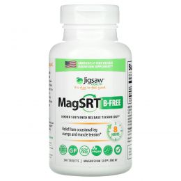 Jigsaw Health, MagSRT B-Free, Time-Release Magnesium, 240 Tablets