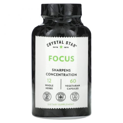 Crystal Star, Focused Child, 60 Veggie Capsules