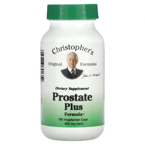 Christopher's Original Formulas, Простата плюс, 460 мг, 100 капсул