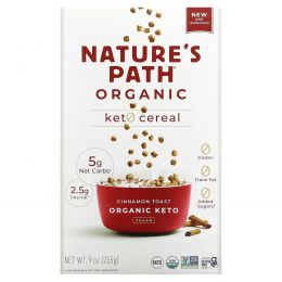 Nature's Path, Keto Cereal, Cinnamon Toast, 9 oz (255 g)